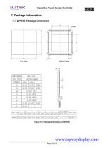 ILITEK ILI2511 Single Chip Capacitive Touch Sensor Controller - 16