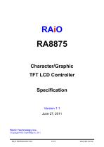 Raio RA8875 TFT LCD Controller - 1