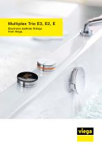 Multiplex Trio E3, E2, E. Electronic bathtub fittings from Viega.-1