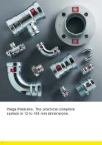 Viega Prestabo. Press systems made of galvanised steel in 12 to 108 mm dimensions.-6