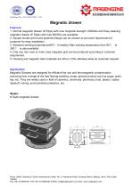 Magengine's catalogue of magnetic drawer for magnetic separator-1
