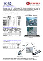 Magengine's Hang-Type Magnetic Sweeper and Heavy duty magnetic sweeper with release for collecting metal items - 1