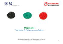 Magengine's plastic raw material of new polymer matrials, engineering plastics and specialty plastics - 1