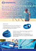 Get prepared for the next summer season with our new collection of Pool hoses - 1