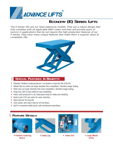 E Series Lifts