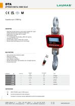 DTA APPROVED CRANE SCALES WITH LCD DISPLAY