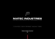 Dynamic filter press - MEGALITH - Matec - automatic / continuous / fast