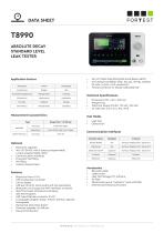 T8990 Air Leak Tester Standard Level - Datasheet-2