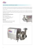 HYGIENIC CENTRIFUGAL PUMP PRODUCT CATALOGUE - 6