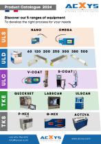 PRODUCT CATALOGUE 2024 ACXYS TECHNOLOGIES - 1