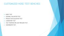 Hose test bench - 2