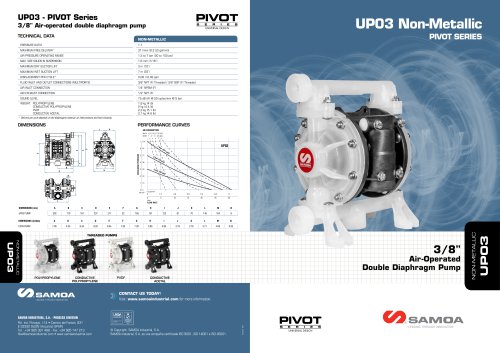 UP03 AODDP pump Non- Metallic