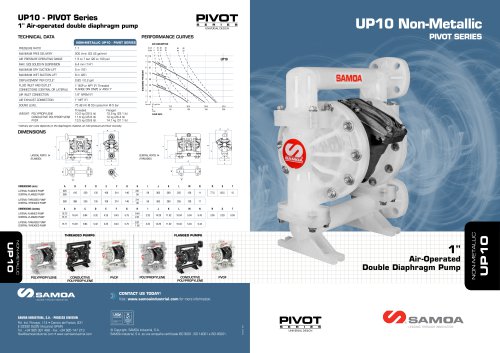 UP10 AODDP pump Non- Metallic
