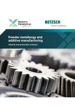 Powder metallurgy and additive manufacturing - 1