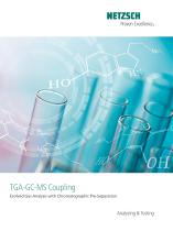 TG-GC-MS - Evolved Gas Analysis with Chromatographic Pre-Separation - product brochure - 1