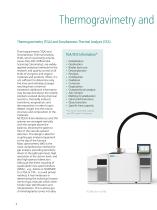 TG-GC-MS - Evolved Gas Analysis with Chromatographic Pre-Separation - product brochure - 2