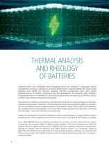 Thermal Analysis and Rheology of Batteries - 2