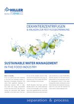 Water Management in the Food Industry-1