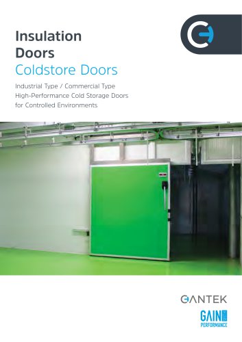 CANTEK - INSULATED DOORS CATALOGUE