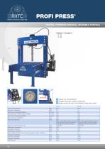 RHTC hydraulic presses, punching- and bending machines - 12