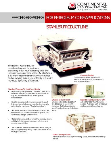 Surface Feeder Breakers Joy Global Surface Mining P H Mining