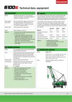 Duty Cycle Crawler Crane 6100 HD - Crane Line-5