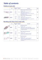 Cataloque Force sensors | Load cells | Analyzer - 7