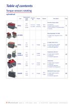 Cataloque Torque sensors | Test benches | Analyzers - 5