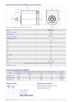 Datasheet torque sensor DRDM - 4