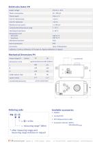 Datasheet torque sensor PH - 2