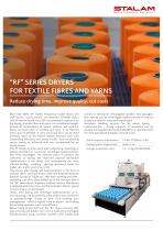 RF” SERIES DRYERS FOR TEXTILE FIBRES AND YARNS - 1