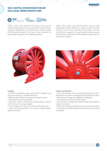 VAX-S Axial Smoke Exhaust Fans