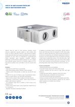 VHR EC Heat Recovery Unit