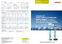 SCISSOR LIFTAERIAL WORK PLATFORM (AWP)ENTL/ENCL series - 1