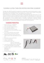 ULTRA FLAT POLYESTER HEATING FOIL - 1