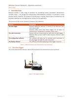 White Paper - WIRELESS SENSOR NETWORK ?NEWSTEO SOLUTIONS - 3