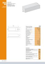 Electronic transformers for halogen lighting SKA60 - 1