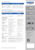 Datasheet Data Logger MSR145W2D - 2