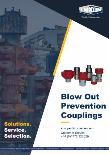 Blow Out Prevention BOP Couplings