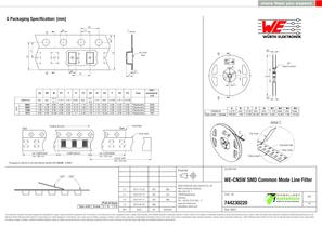 WE-CNSW SMD Common Mode Line Filter - 3