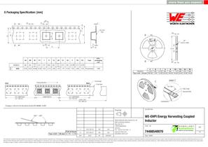 WE-EHPI Energy Harvesting Coupled Inductor - 3