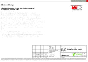 WE-EHPI Energy Harvesting Coupled Inductor - 5