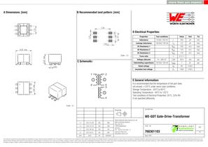 WE-GDT Gate-Drive-Transformer - 1