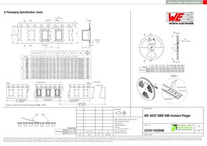 WE-SECF SMD EMI Contact Finger - 2