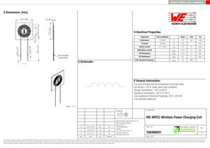 WE-WPCC Wireless Power Charging Coil