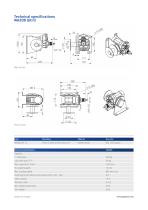 Battery driven worm gear winch WA200 GR/D - 2