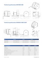 Marine worm gear winch WW1500-3000-5000 D/MR - 2