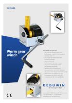 Worm gear winch WB750 GR - 1