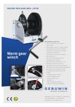 Worm gear winch WW2000-5000 ../D/FSB-1