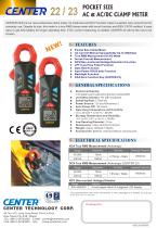 CENTER 22/23 POCKET SIZE AC & AC/DC CLAMP METER-1